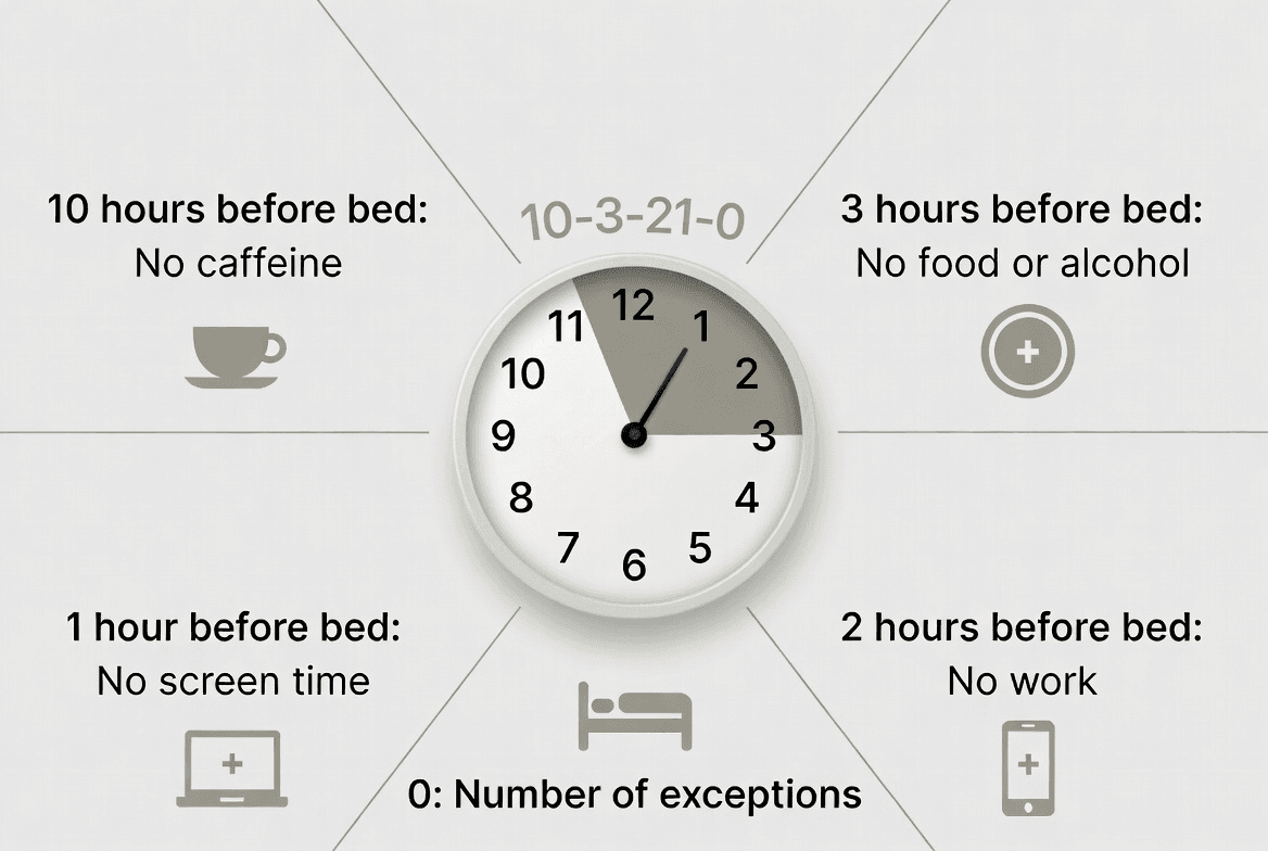 The 10-3-2-1-0 Sleep Rule Explained