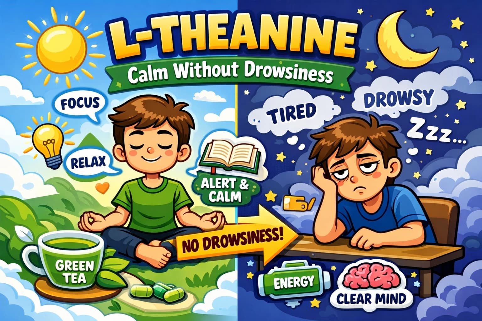 L-Theanine: Calm Without Drowsiness
