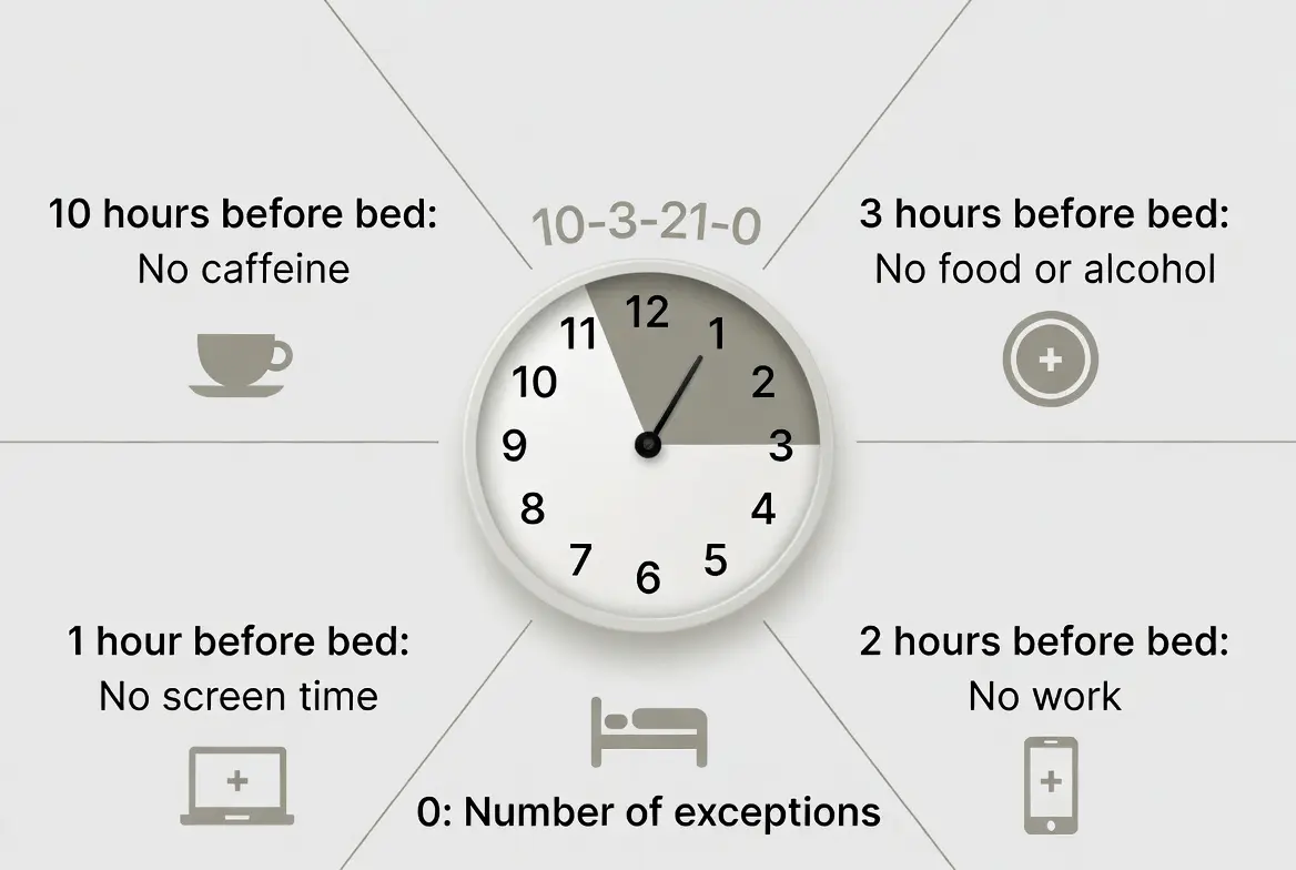 The 10-3-2-1-0 Sleep Rule Explained