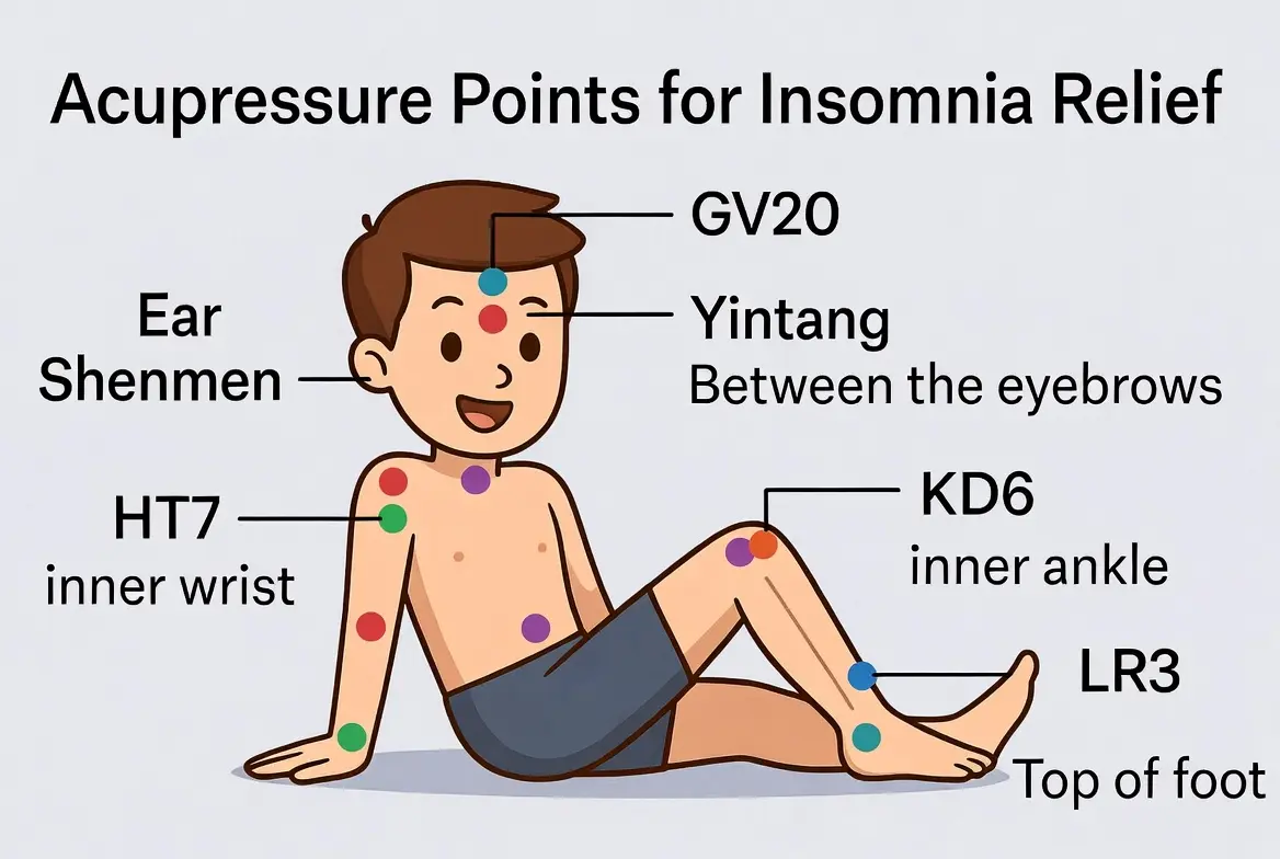 Acupressure Points for Insomnia Relief