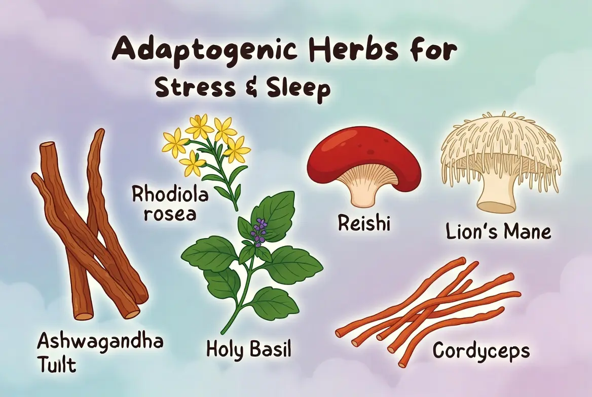 Adaptogenic Herbs for Stress & Sleep