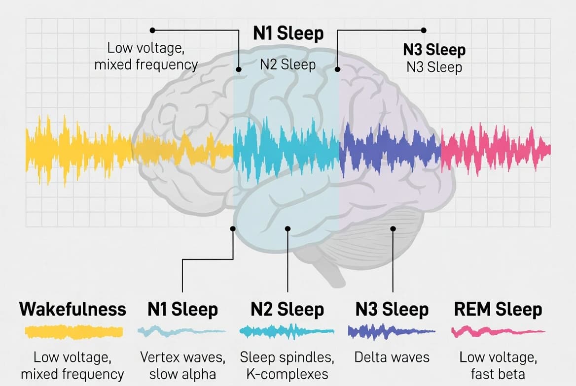 The Neuroscience of Sleep Stages: NREM vs REM